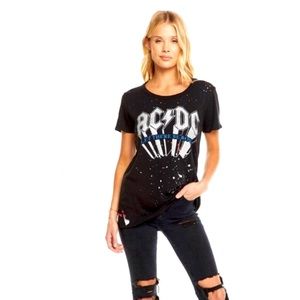AC|DC NEW Chaser Brand Band Shirt Let There Be Rock